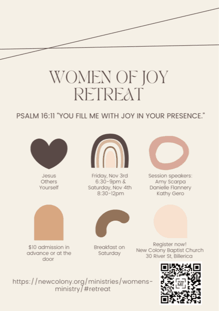 women of joy retreat
