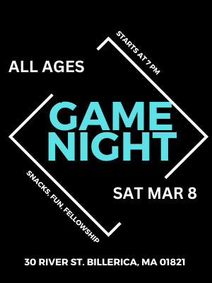 game night flyer