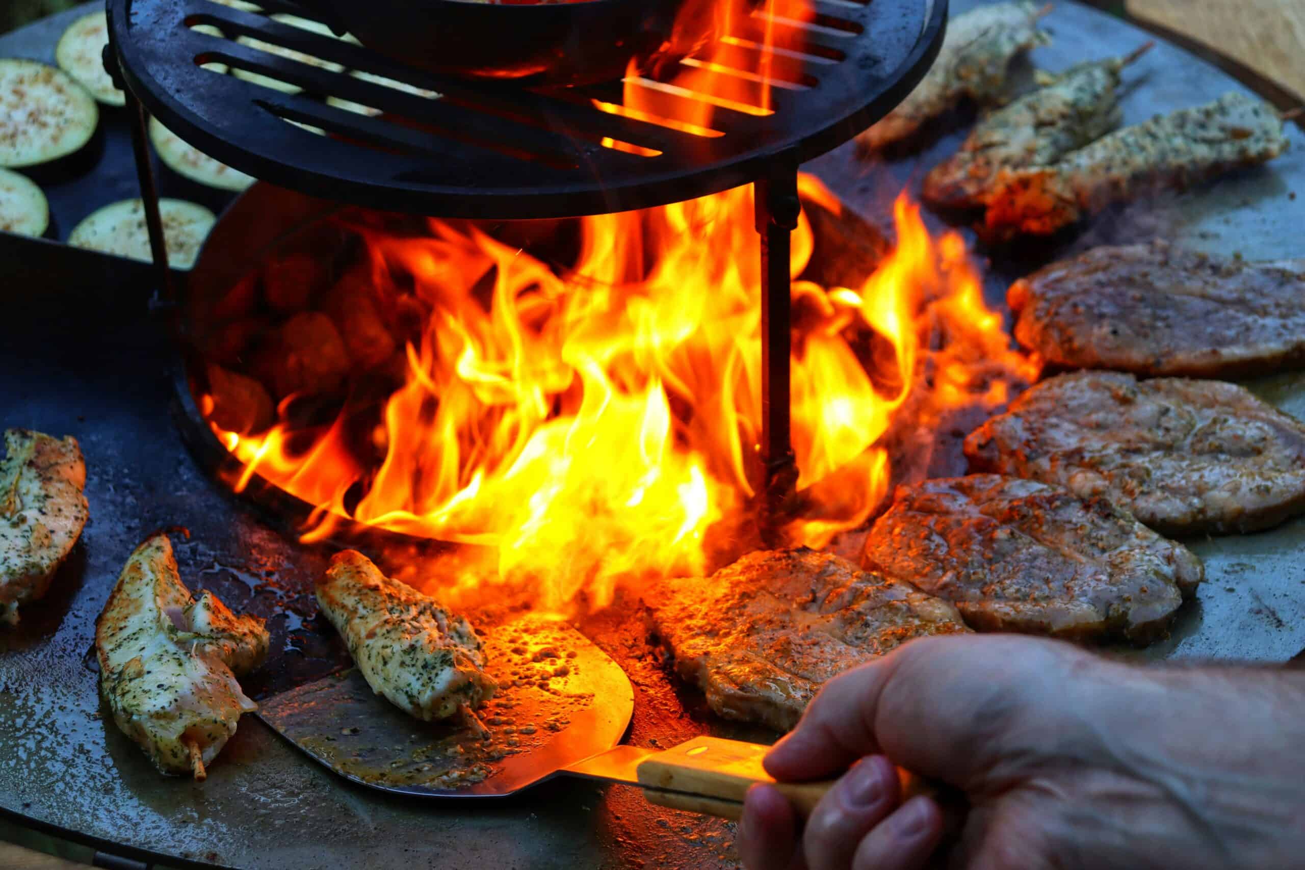 open fire pit